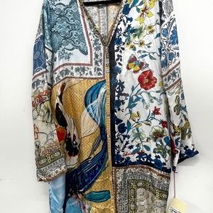 Johnny Was, Silk Cardigan